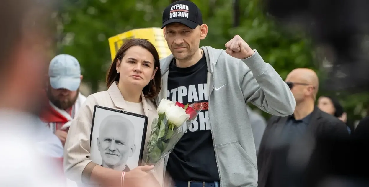 Светлана и Сергей Тихановские
