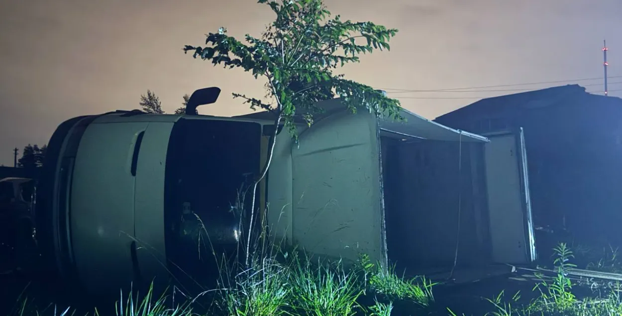 Последствия разгула стихии в Колодищах
