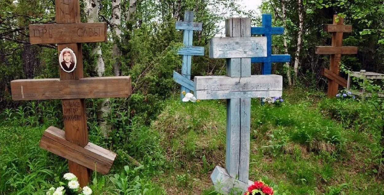 Кладбище в Беларуси
