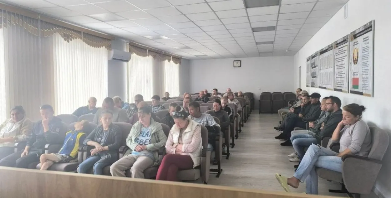 Белорусы во время "профилактического мероприятия"
