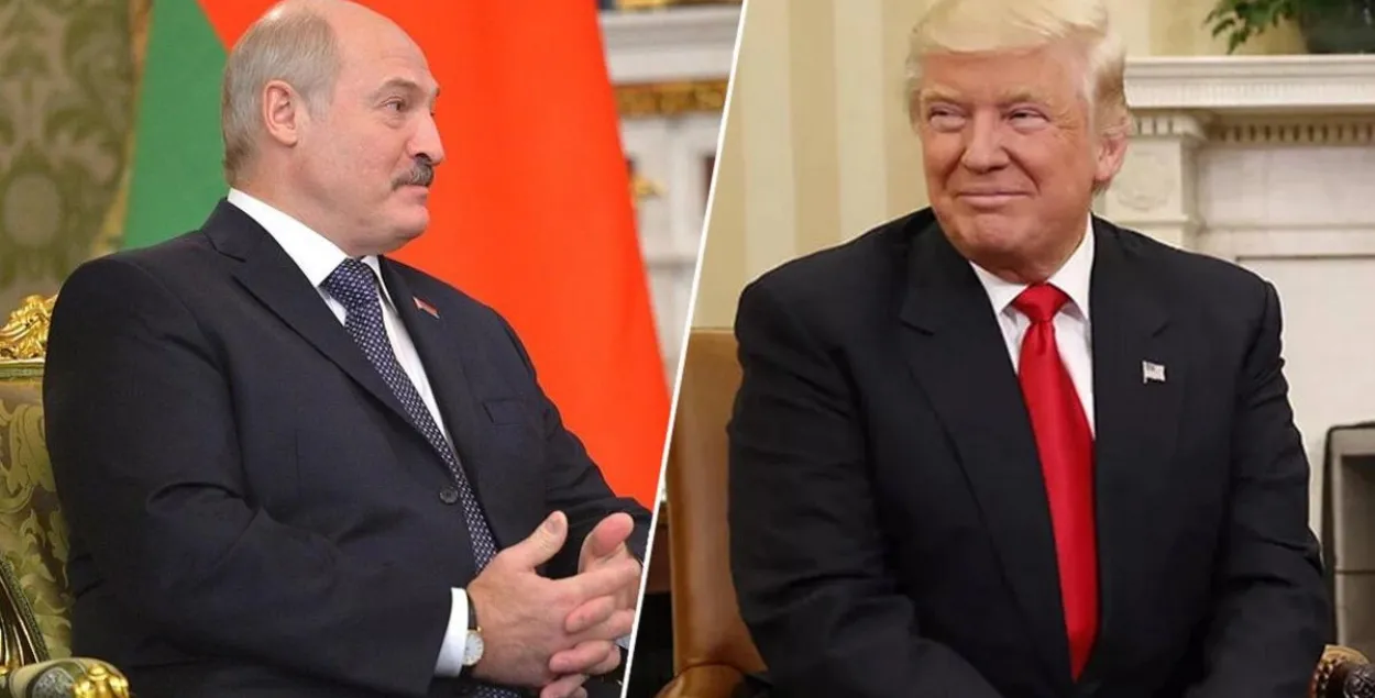 Александр Лукашенко и Дональд Трамп
