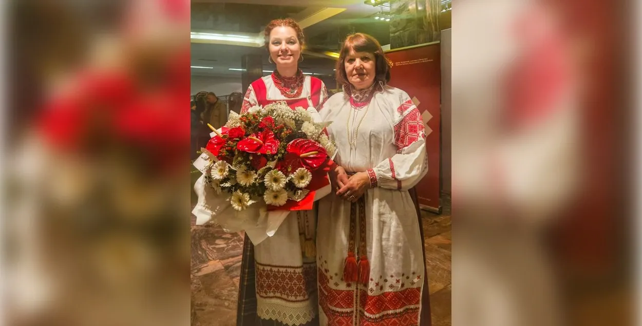 Екатерина Водоносова с матерью

