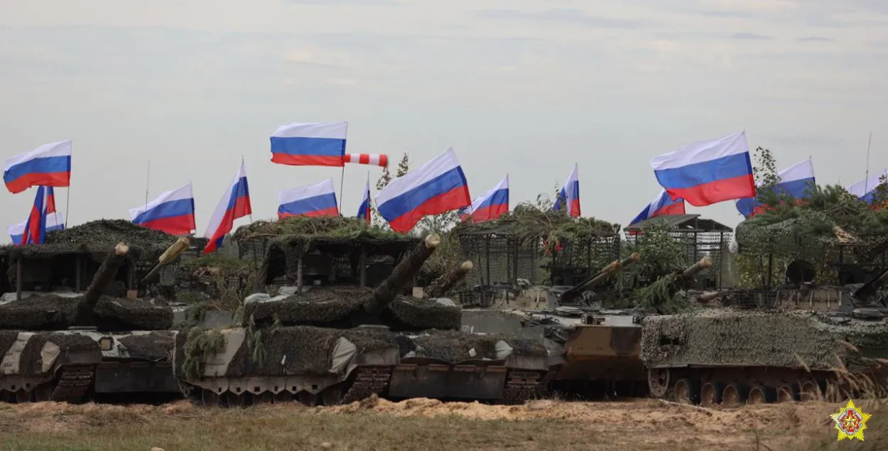 Расійскія вайскоўцы на вучэннях "Захад-2025" у Беларусі
