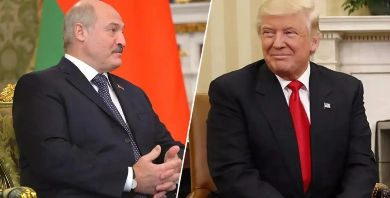 Александр Лукашенко и Дональд Трамп
