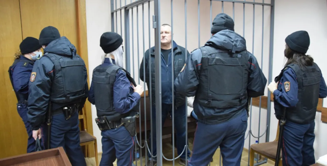 Леонид Судаленко на суде

