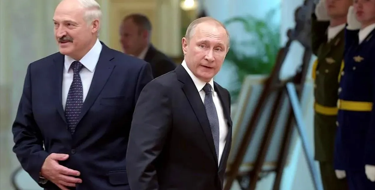 Лукашенко и Путин
