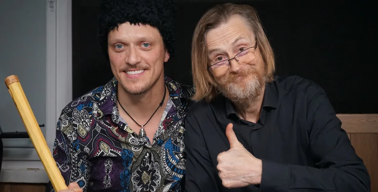 Сяржук Долгушев и&nbsp;Александр “Маляваныч” Жданович
