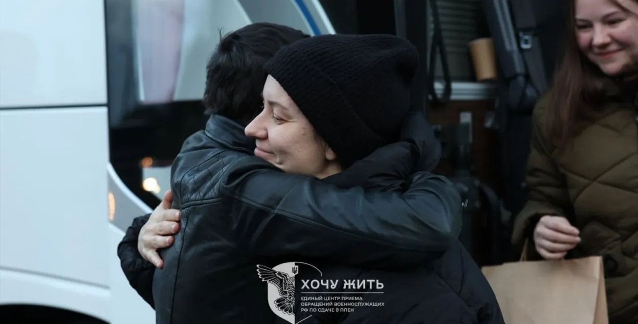 Палітвязні пасля прыезду ва Украіну
