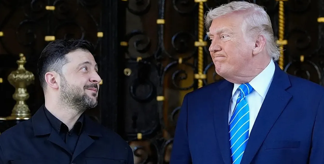 Уладзімір Зяленскі і Дональд Трамп
