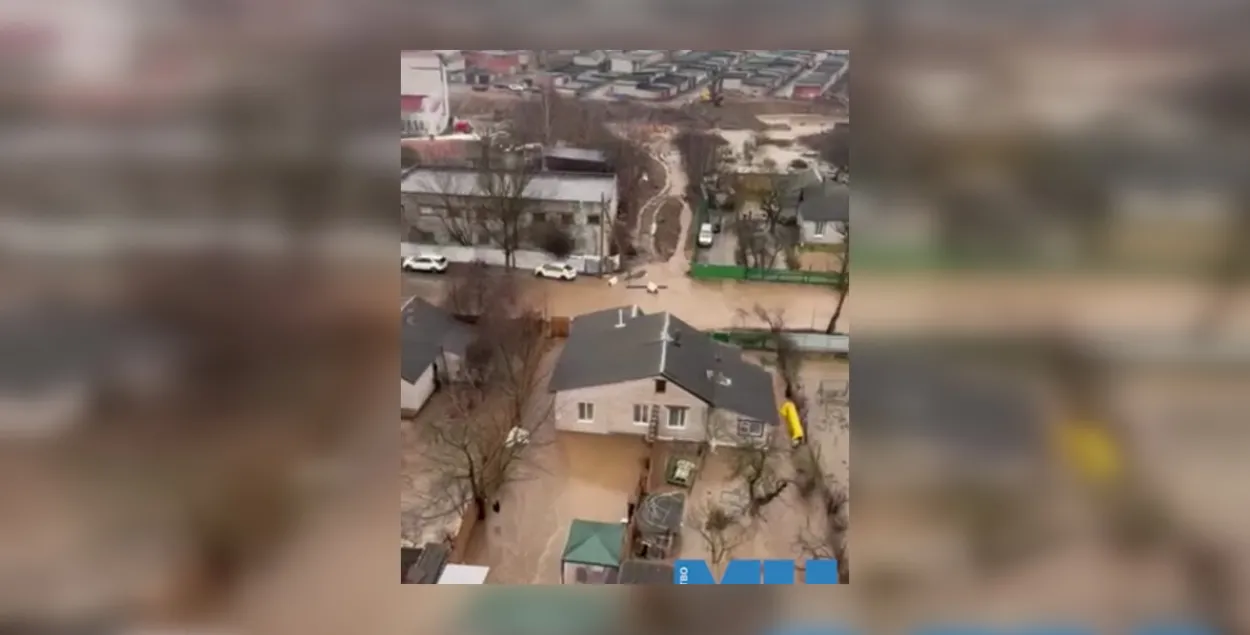 Авария водопровода в Минске
