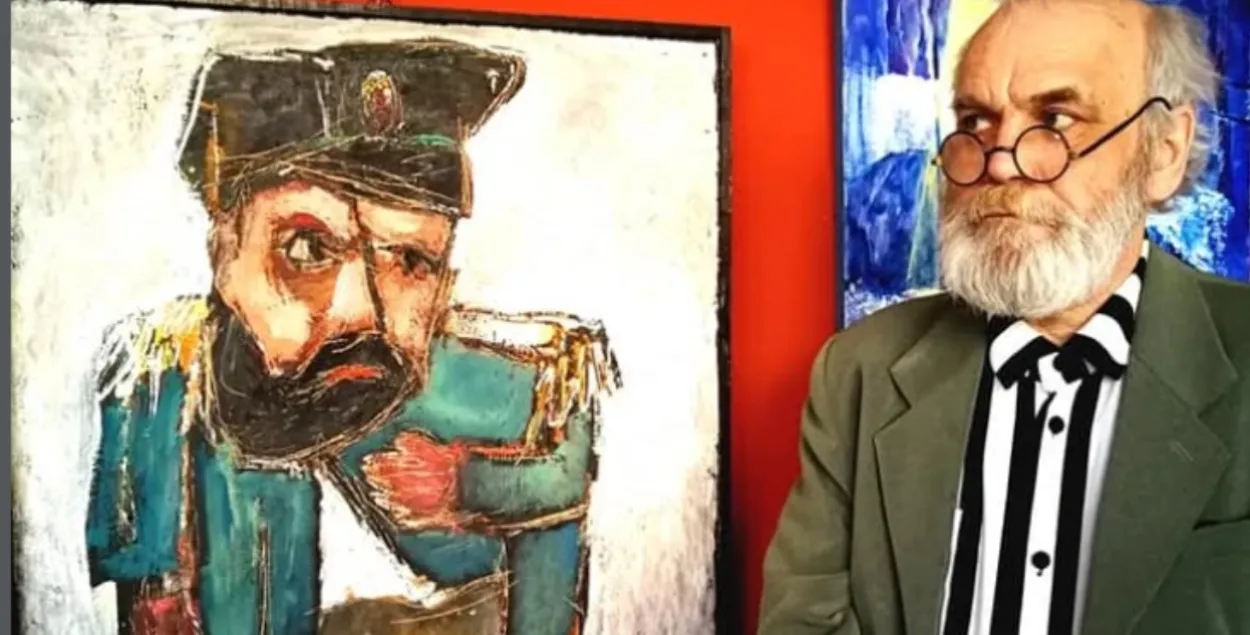 Владимир Акулов и его картина "Генерал" (1989)
