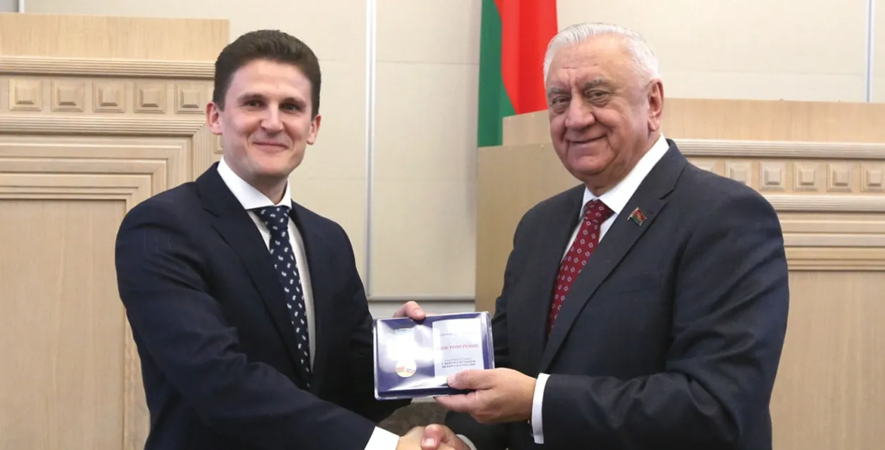 Денис Тумаш и Михаил Мясникович
