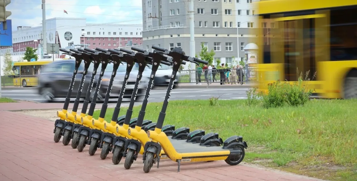 Шеринговые самокаты в Минске
