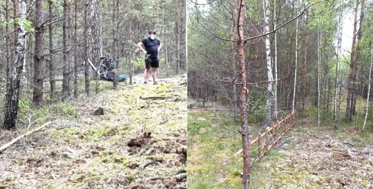 Поляк, который пытался попасть из Литвы в Беларусь

