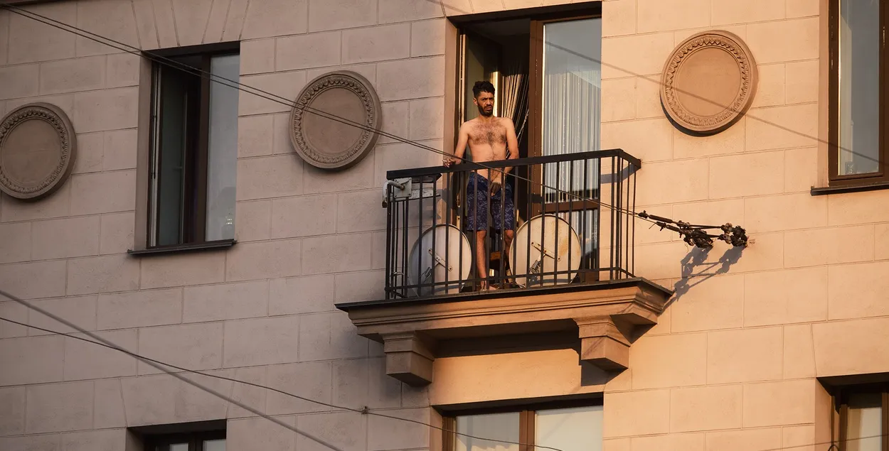 Спёка ў горадзе
