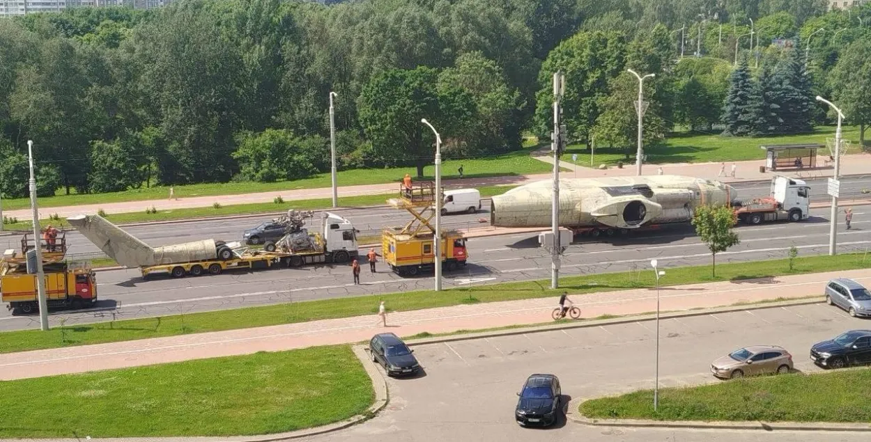 МИ-26 на улицах Минска
