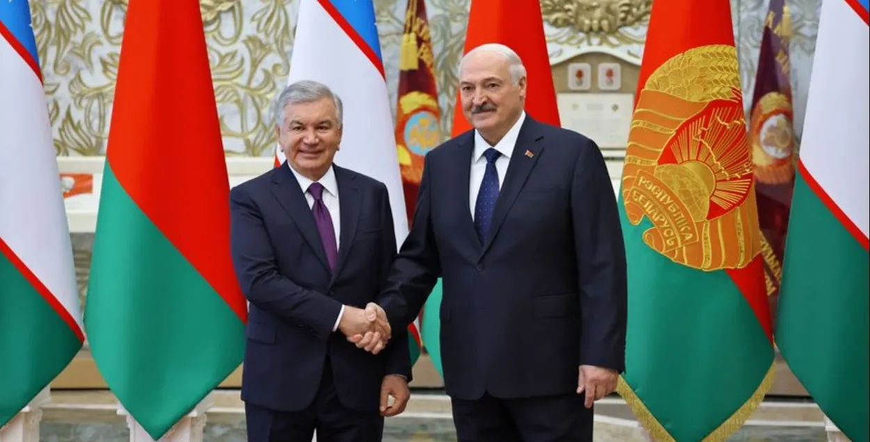 Мірзіёеў і Лукашэнка

