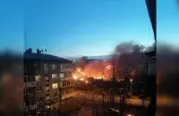 Место падения самолета
