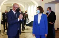 Шарль Мишель и Светлана Тихановская / Reuters​