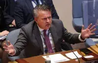 Ukraine's Ambassador to the United Nations Sergei Kislitsa / Getty