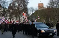 Во время похорон останков Кастуся Калиновского и его соратников в Вильнюсе / Еврорадио​