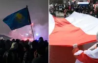 Protest in Kazakhstan and Belarus / Euroradio