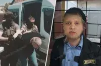 Затрыманне ахоўніка ў "Еўраопце"
