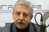 Александр Милинкевич в студии Еврорадио / Фото из архива