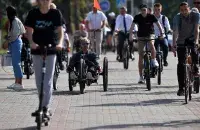 Інклюзіўная веладарожка ў Лідзе / Сяргей Гапон для ПРААН у Беларусі