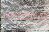 Листовка с предложением отказаться от пенсии / Еврорадио