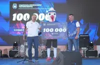 Виктор Лукашенко в Копыле на фестивале "Вытоки" / НОК Беларуси
