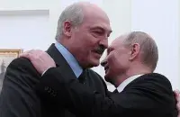 Alexander Lukashenko and Vladimir Putin
