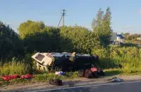 На месте ДТП
