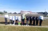 Урок физкультуры в Хильчицкой школе
