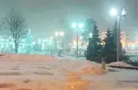 Беларусь зноў заваліла снегам
