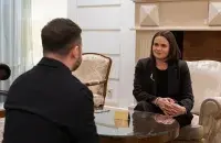 Владимир Зеленский и Светлана Тихановская
