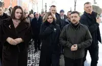 Светлана Тихановская и Владимир Зеленский в Вильнюсе
