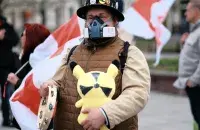 Беларусы ў эміграцыі правялі акцыі да 40-годдзя аварыі на Чарнобыльскай АЭС

