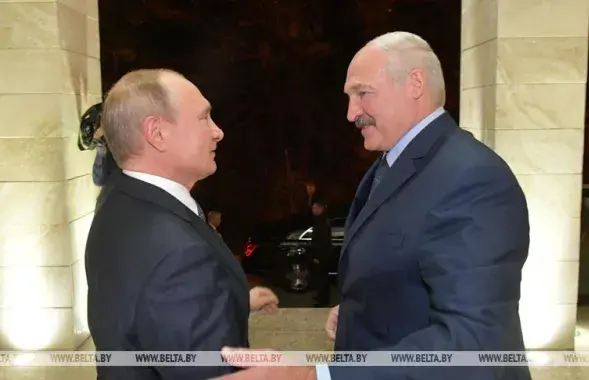 Владимир Путин и Александр Лукашенко / Из архива БЕЛТА