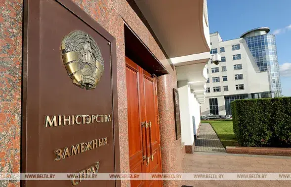 В МИД заявили о "преднамеренной провокации"​ / БЕЛТА