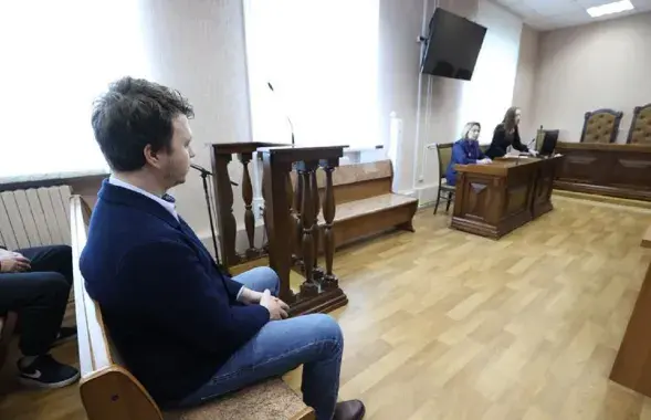 Роман Протасевич в суде / БЕЛТА
