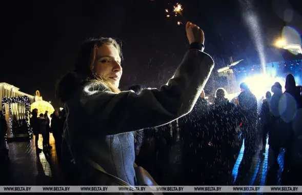 Празднование Нового года в Минске / БЕЛТА