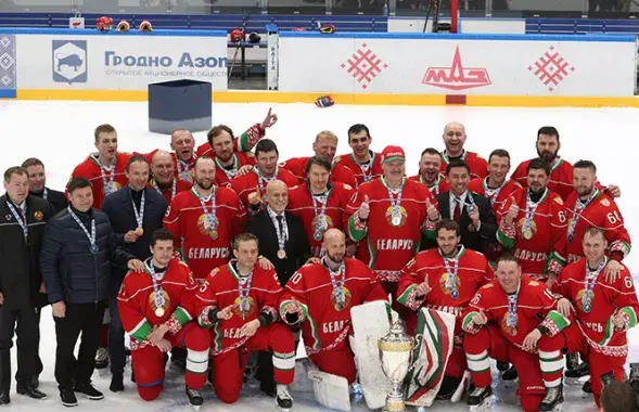 President Lukashenka&#39;s ice hockey team&nbsp;/ president.gov.by