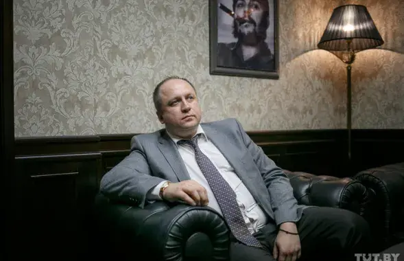 FC Dinamo Brest owner Aliaksandr Zaitsau. TUT.BY image