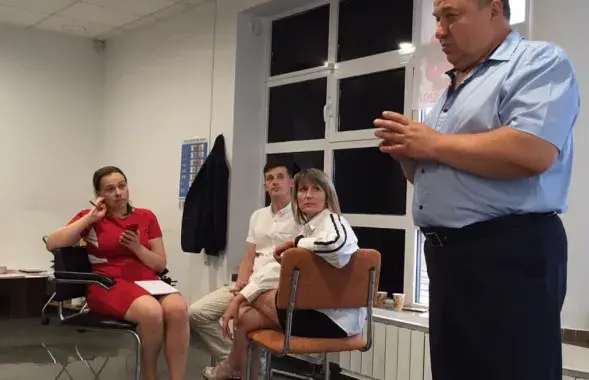 Анна Канопацкая на встрече с руководством своего штаба / facebook.com/anna.kanopatskaya/