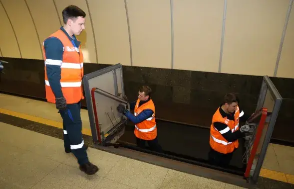 У мінскім метрапалітэне адпрацоўваюць дзеянні ў надзвычайных сітуацыях / t.me/minskoemetro
