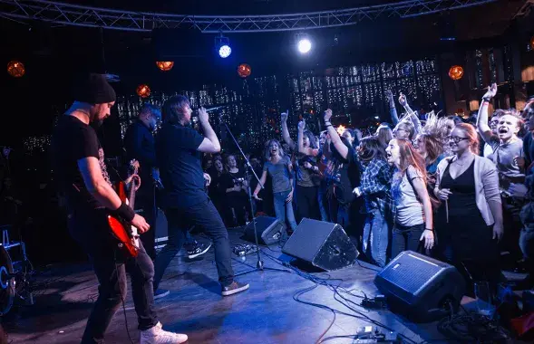 Musicians performing at the Heroes of the Year Awards 2017 in Minsk. Photo: Euroradio