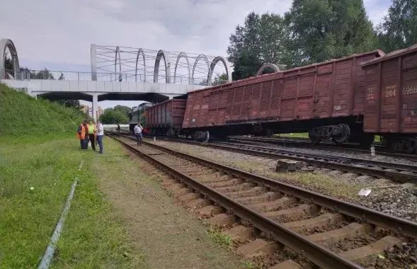 На месте&nbsp;аварии / mogilev.mchs.gov.by