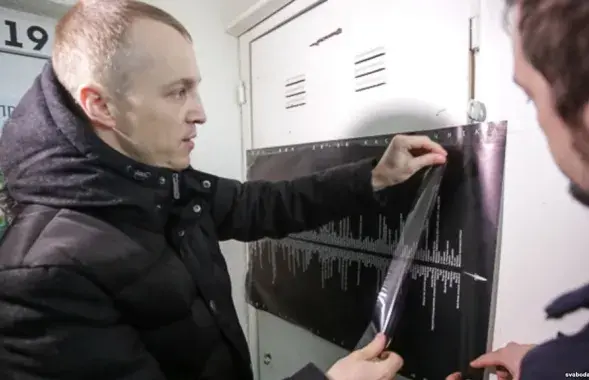 Дашкевич во время посещения "Чекиста". Фото: svaboda.org​