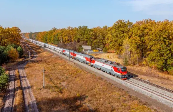 Мяркуецца, што гэта спеццягнік Уладзіміра Пуціна / railgallery.ru
